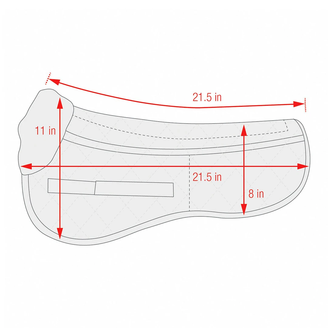 Deals โ๏ธ Equine Comfort Products ECP Wool Correction Half Pad ๐งจ 4 Equine Comfort Products ECP Wool Correction Half Pad