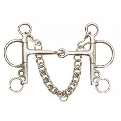 English Riding Supply Centaur Stainless Steel Jointed Eggbutt Pelham Horse Bits