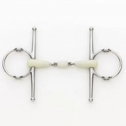 English Riding Supply Horse Bits Happy Mouth Full Cheek Gag Double Jointed Mouth Bit