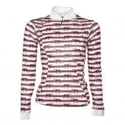 Budget ❤️ Somerset Equestrian Trading Espoir Ladies Lumiere Quarter Zip Sun Shirts 🧨 42 Somerset Equestrian Trading Espoir Ladies Lumiere Quarter Zip Sun Shirts