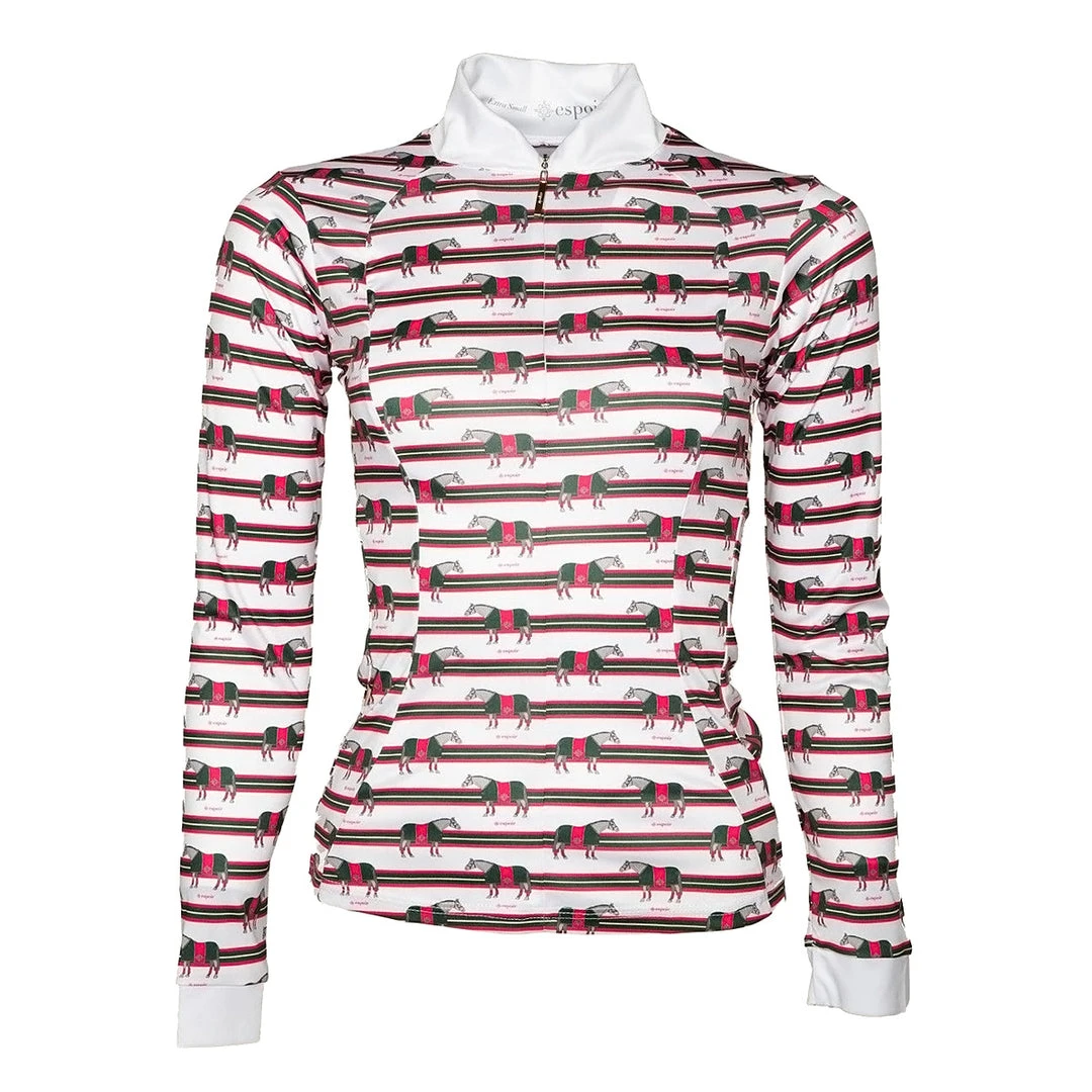 Budget ❤️ Somerset Equestrian Trading Espoir Ladies Lumiere Quarter Zip Sun Shirts 🧨 19 Somerset Equestrian Trading Espoir Ladies Lumiere Quarter Zip Sun Shirts