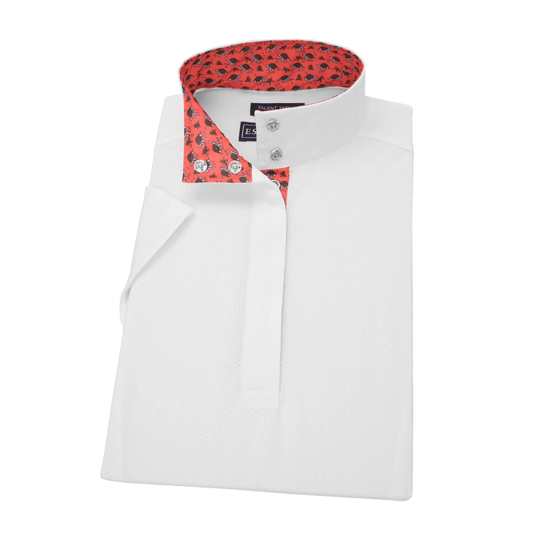 Budget ๐งจ Essex Classics Ladies "Turtles" Talent Yarn Straight Collar Short Sleeve Show Shirt ๐ฅ 3 Essex Classics Ladies "Turtles" Talent Yarn Straight Collar Short Sleeve Show Shirt