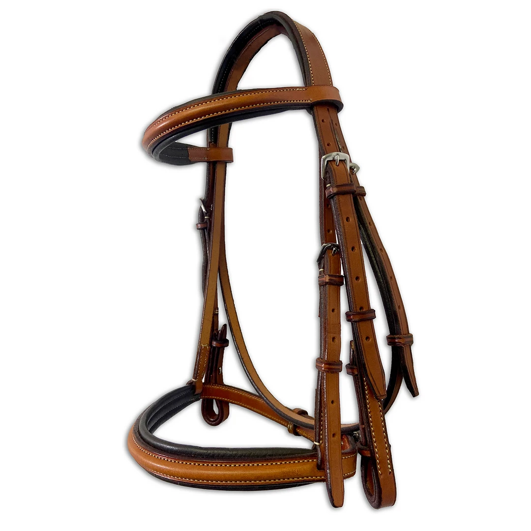 Coupon 👍 Edgewood 5/8" Plain Raised Padded Bridle 🤩 3 Edgewood 5/8" Plain Raised Padded Bridle
