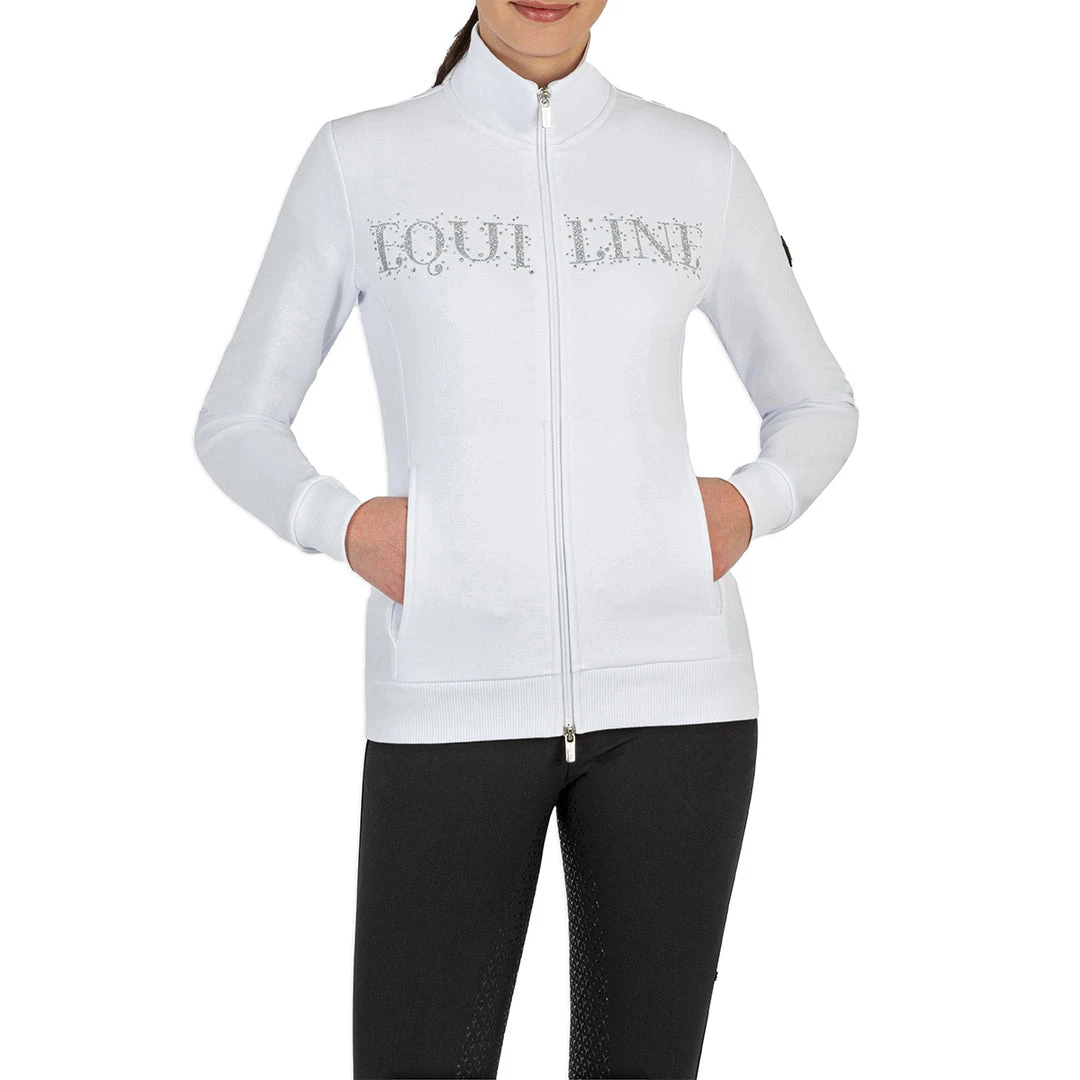 Hot Sale 🥰 Shirts & Tops Equiline GiliaG Women's Full Zip Sweatshirt 🎁 3 Shirts & Tops Equiline GiliaG Women's Full Zip Sweatshirt