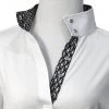 Show Shirts Essex Classics Girls "Horses" Talent Yarn Wrap Collar Short Sleeve Show Shirt