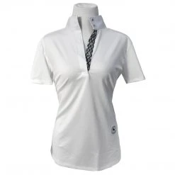 Show Shirts Essex Classics Ladies "Horses" Talent Yarn Straight Collar Short Sleeve Show Shirt