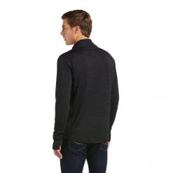 Ariat Men's Gridwork 1/4 Zip Long Sleeve Baselayer-Sale Baselayers