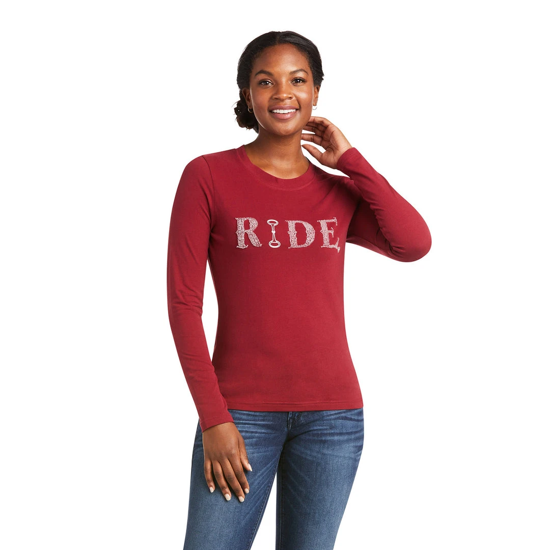 Outlet ๐ Ariat Women's Ride T-Shirt-Sale ๐ 3 Ariat Women's Ride T-Shirt-Sale