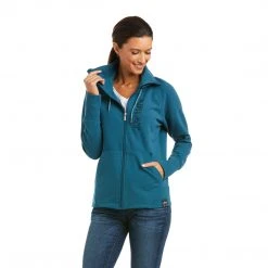 Ariat Women's Team Logo Full Zip Sweatshirt-Sale