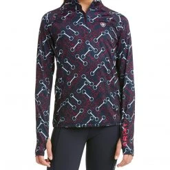 Ariat Youth Lowell 2.0 1/4 Zip Baselayer Print-Sale