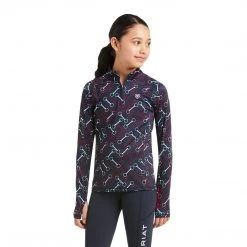 Ariat Youth Lowell 2.0 1/4 Zip Baselayer Print-Sale