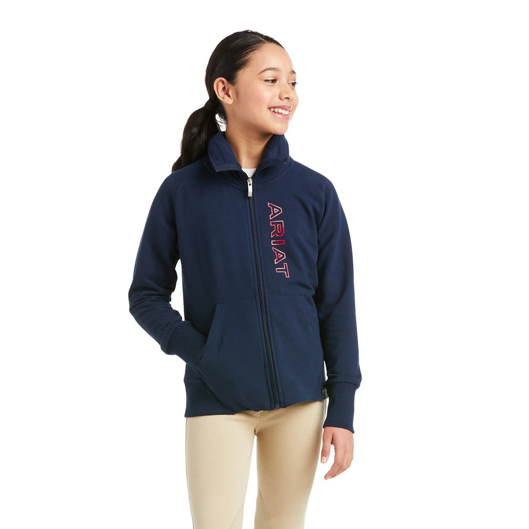 New ✔️ Ariat Youth Team Logo Full Zip Sweatshirt-Sale ⌛ 3 Ariat Youth Team Logo Full Zip Sweatshirt-Sale