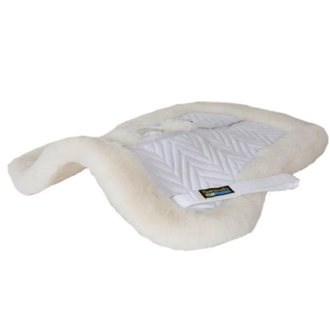 Wholesale ✨ Fleeceworks Therawool Half Pad With Wither Relief 💯 3 Fleeceworks Therawool Half Pad With Wither Relief
