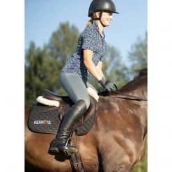 Kerrits Women's Flow Rise Performance Knee Patch Tight Solids Breeches