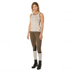 Kerrits Women's Flow Rise Performance Knee Patch Tight Solids Breeches