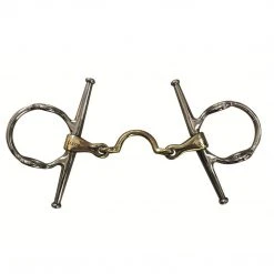 French Equestrian Horse Bits Jump'in High Port Jointed Full Cheek Gag Bit