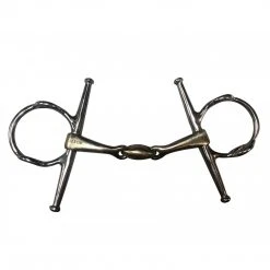 French Equestrian Horse Bits Jump'in French Link Full Cheek Gag Bit