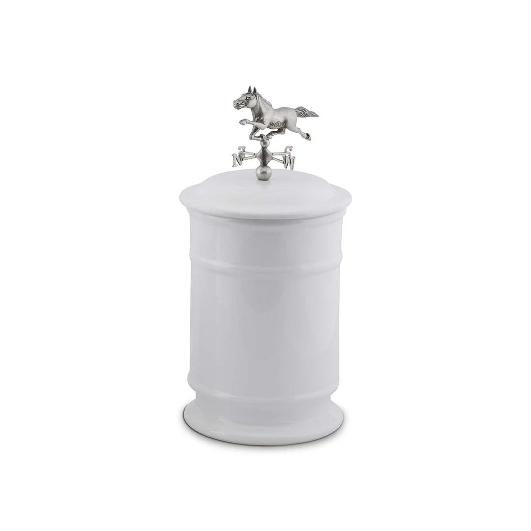 Budget 😀 Arthur Court Equestrian Horse Weather Vane Canister - Tall ✔️ 3 Arthur Court Equestrian Horse Weather Vane Canister - Tall