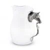 Budget 🎉 Arthur Court Horse Head Pitcher Equestrian Decor ✔️ 2 Arthur Court Horse Head Pitcher Equestrian Decor