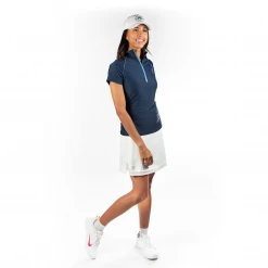 Hannah Childs Women's Haven Short Sleeve Zip Top-Sale