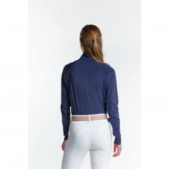 Hannah Childs Women's Naomi Long Sleeve Zip Top Shirts & Tops