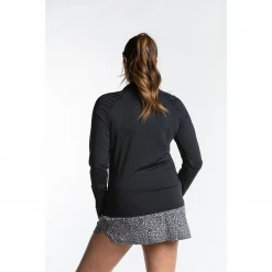 Hannah Childs Women's Naomi Long Sleeve Zip Top Shirts & Tops