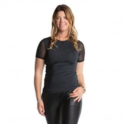 Shirts & Tops Hannah Childs Women's Shannon Short Sleeve Mesh Tee