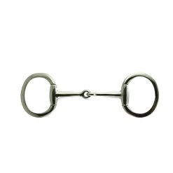 Intrepid Coronet Flat Ring Eggbutt Snaffle Bit Horse Bits