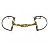 French Equestrian Jump'in French Link D-Ring Snaffle Bit With Hooks