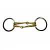 French Equestrian Jump'in Double Mouthpiece Loose Ring Bit