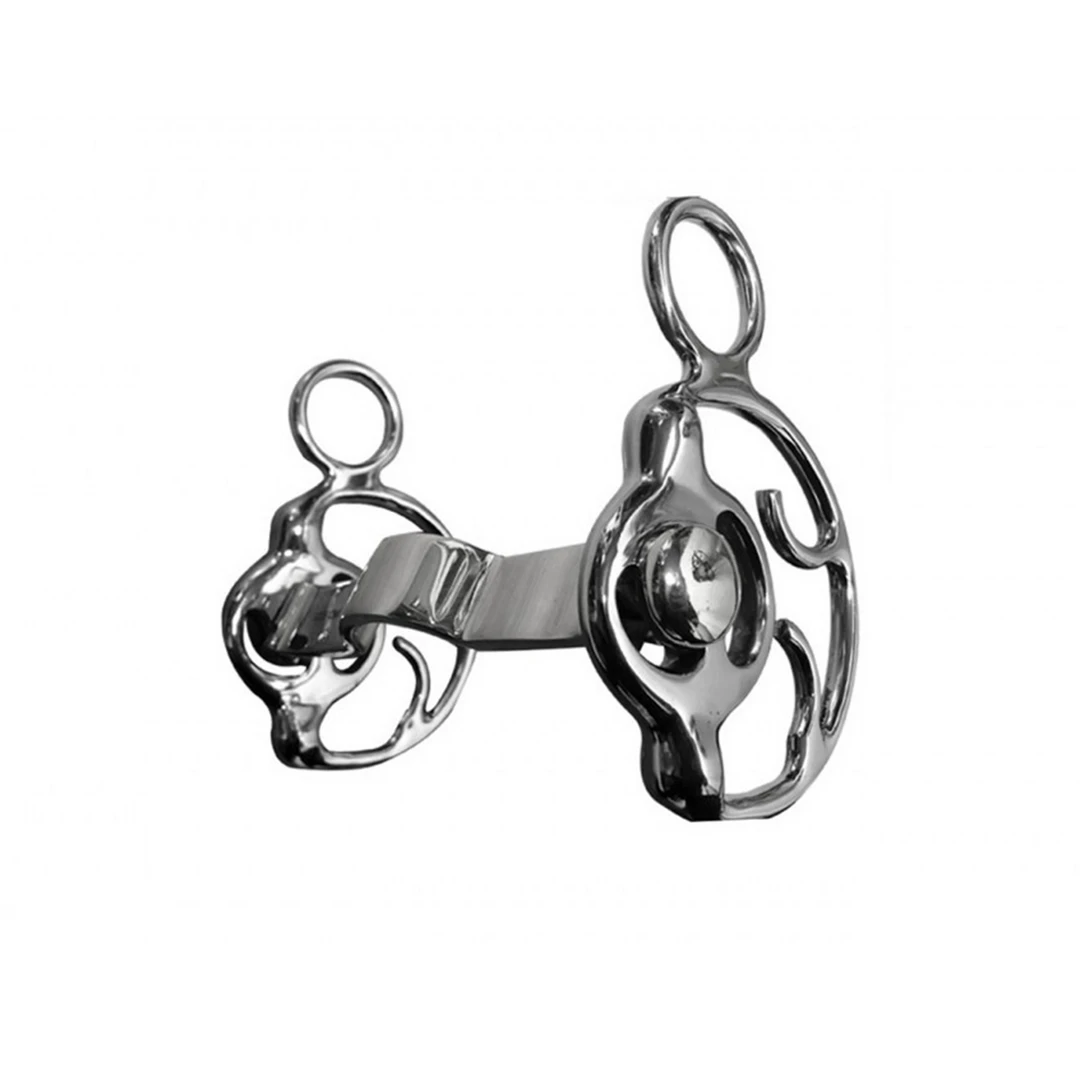 Cheap 😍 French Equestrian Jump'in Flat Goyo Aga Bit Horse Bits 🔔 3 French Equestrian Jump'in Flat Goyo Aga Bit Horse Bits