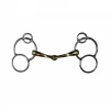 French Equestrian Jump' In Twisted German 3-Ring Bit