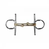 New ✔️ French Equestrian Horse Bits Jump'in Double Mouthpiece Full Cheek Gag Bit ❤️ 2 French Equestrian Horse Bits Jump'in Double Mouthpiece Full Cheek Gag Bit