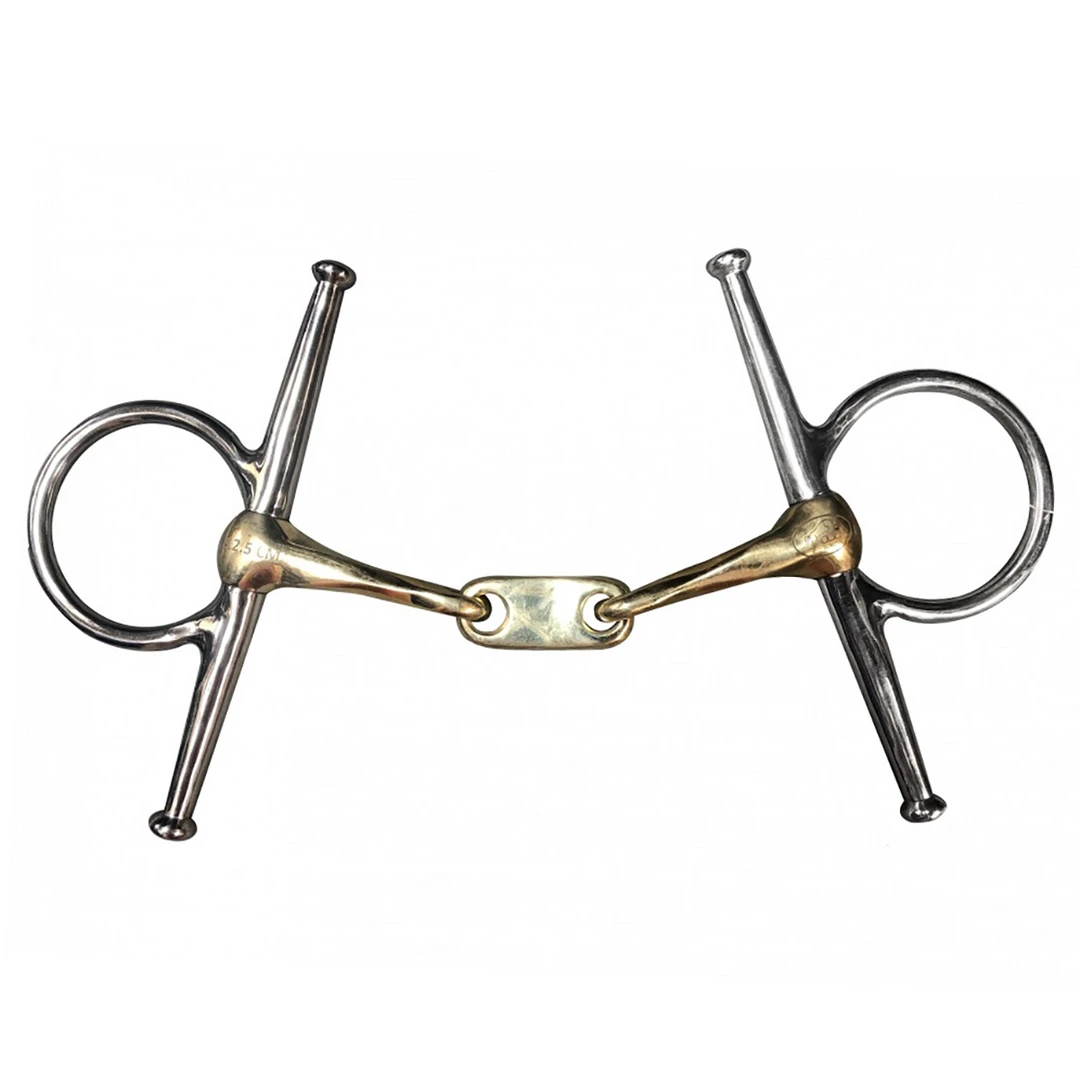 Buy ⌛ French Equestrian Horse Bits Jump' In Twisted Flat Link Full Cheek Bit 🔔 3 French Equestrian Horse Bits Jump' In Twisted Flat Link Full Cheek Bit