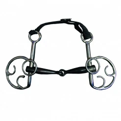 French Equestrian Horse Bits Jump'in Blue Steel Goyo Aga Bit