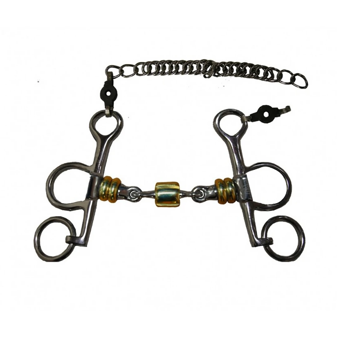 Cheapest ❤️ French Equestrian Jump'in Pelham Bit With Rollers 😀 3 French Equestrian Jump'in Pelham Bit With Rollers