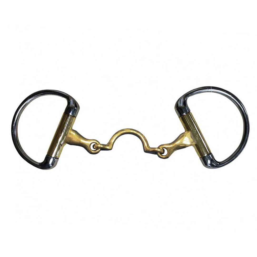Flash Sale 🥰 French Equestrian Jump'in High Port Jointed Eggbutt Bit 🥰 3 French Equestrian Jump'in High Port Jointed Eggbutt Bit