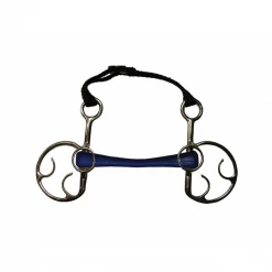 French Equestrian Jump'in Flexible Rubber Goyo Aga Bit Horse Bits
