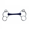 French Equestrian Jump'in Flexible Rubber German 3-Ring Bit