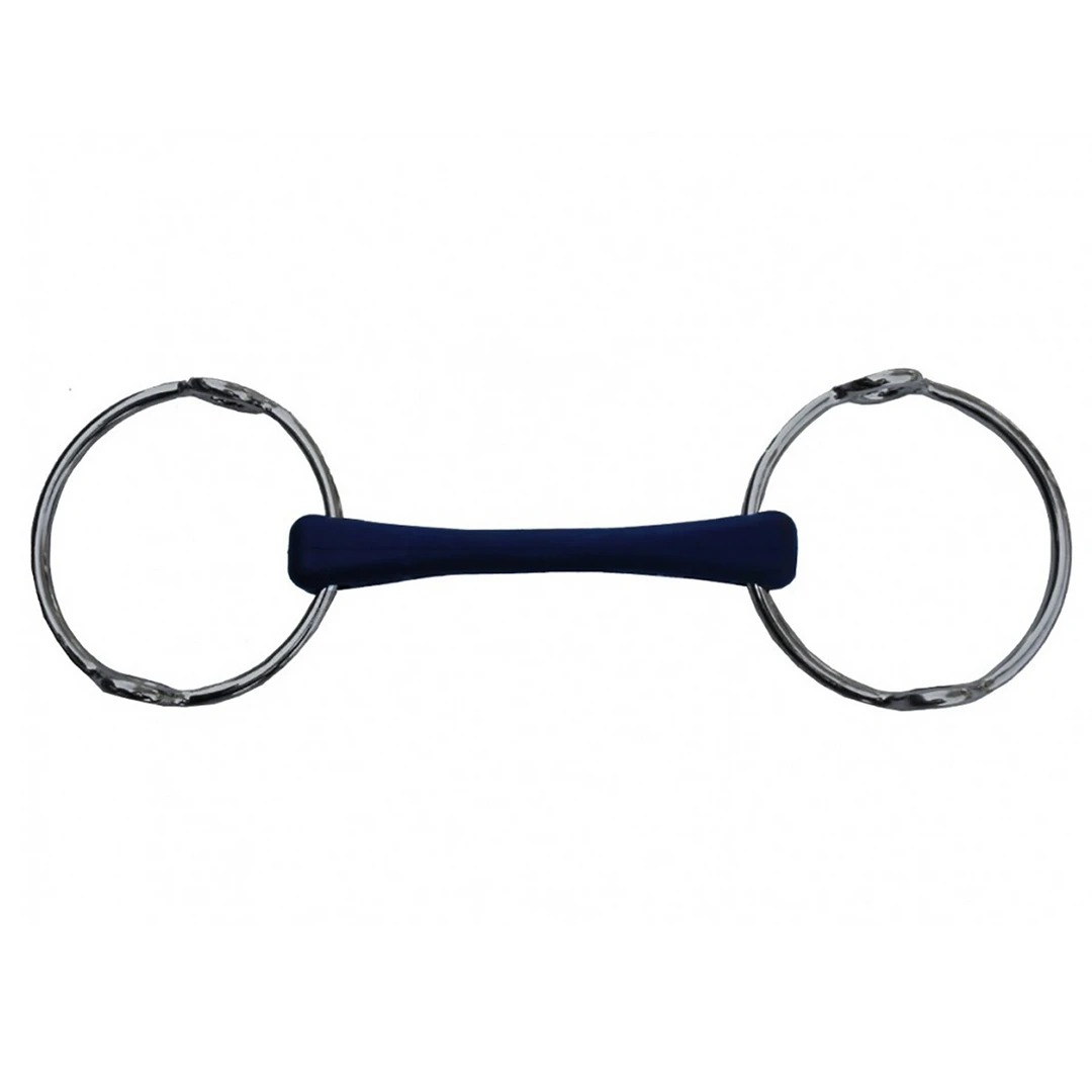 Best Sale ✔️ French Equestrian Horse Bits Jump'in Large Ring Flexible Rubber Gag Bit 🎁 3 French Equestrian Horse Bits Jump'in Large Ring Flexible Rubber Gag Bit