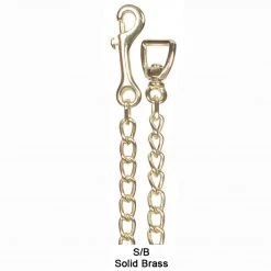 Jacks Mfg Halters & Leads Solid Brass Chain - 30"