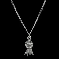 Designs By Loriece Loriece Girls Rosette Pendant