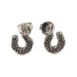 Michel McNabb Rock Horseshoe Earrings Jewelry