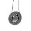 Farm House Tack Jewelry Michel McNabb Round Horseshoe Pendant