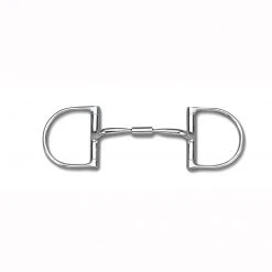 Toklat Originals Horse Bits Myler Dee Without Hooks With Stainless Steel Comfort Snaffle Wide Barrel MB 02