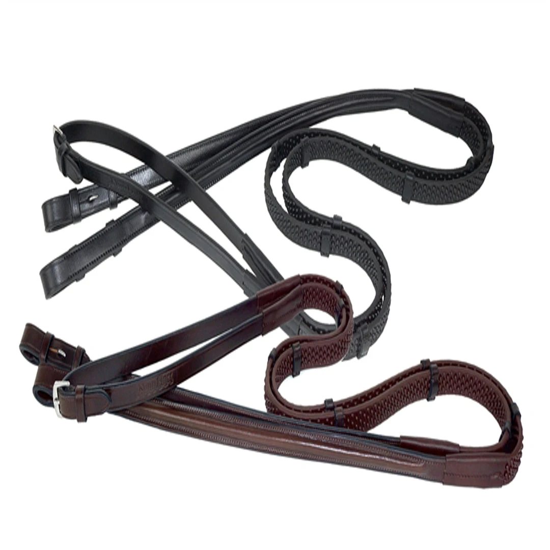 Flash Sale ⭐ Nunn Finer Soft Grip Reins With Hand Stops 🔔 3 Nunn Finer Soft Grip Reins With Hand Stops