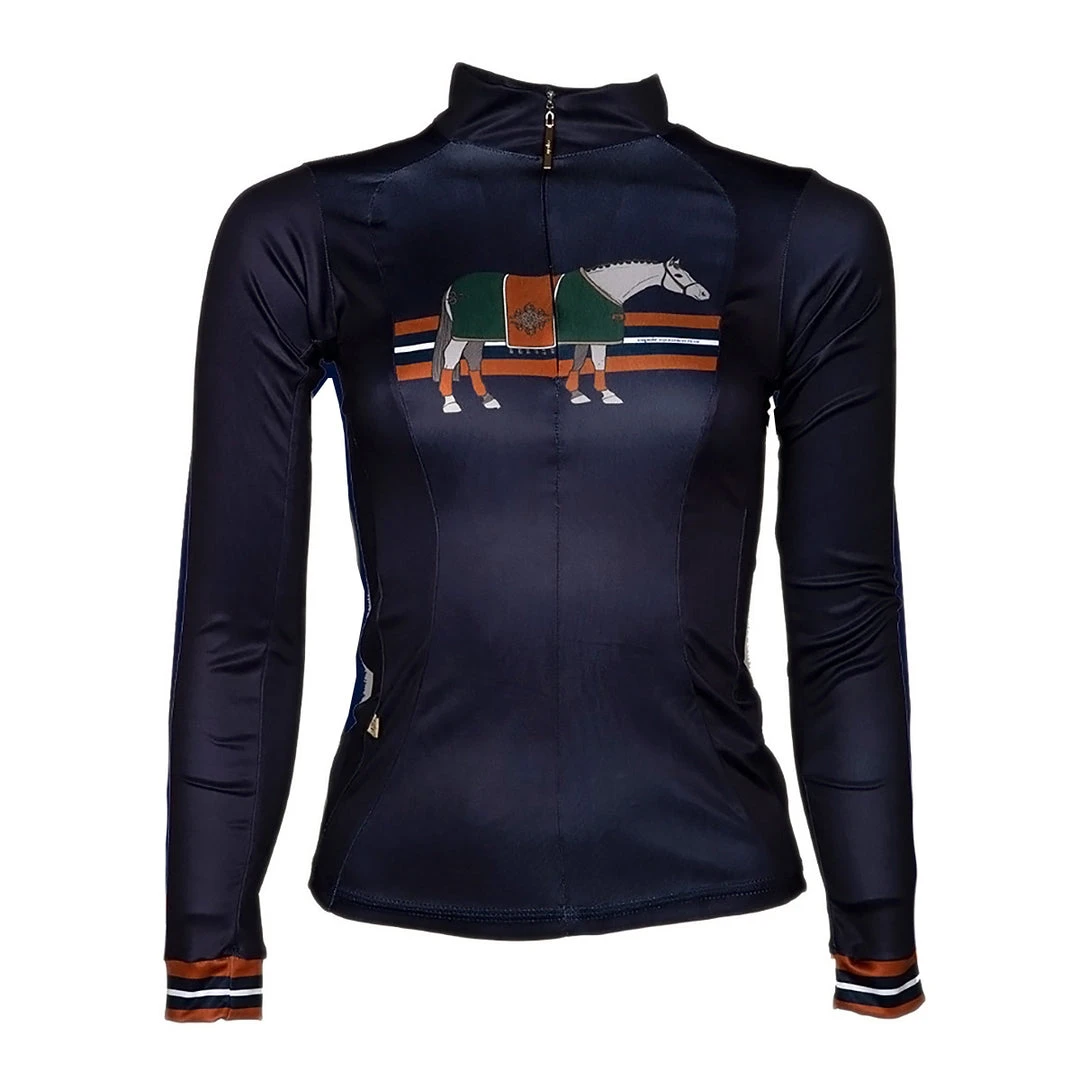 Budget ❤️ Somerset Equestrian Trading Espoir Ladies Lumiere Quarter Zip Sun Shirts 🧨 15 Somerset Equestrian Trading Espoir Ladies Lumiere Quarter Zip Sun Shirts