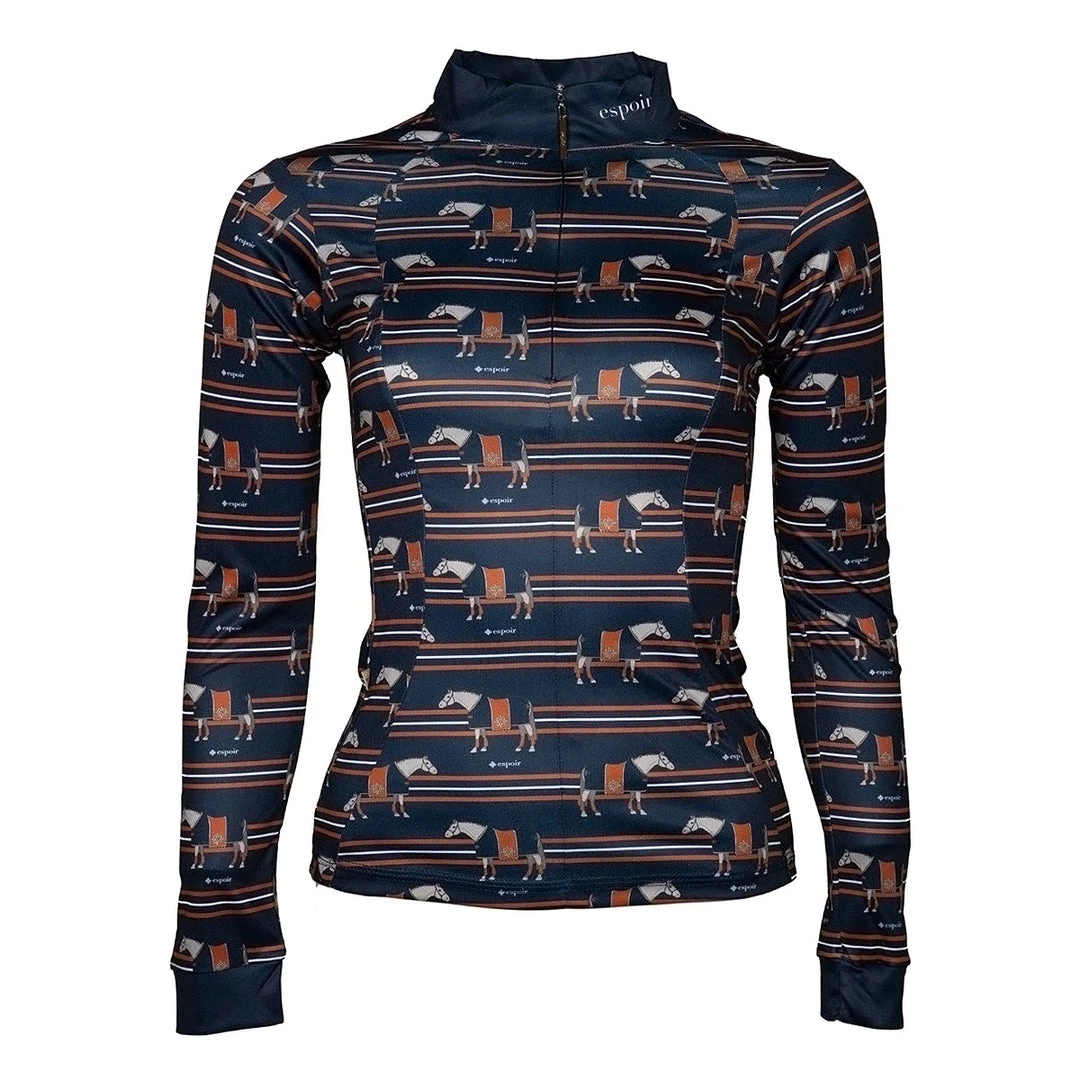Budget ❤️ Somerset Equestrian Trading Espoir Ladies Lumiere Quarter Zip Sun Shirts 🧨 7 Somerset Equestrian Trading Espoir Ladies Lumiere Quarter Zip Sun Shirts
