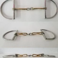 FHT Custom Made Bits Horse Bits Custom Made Tear Drop Dee Ring Snaffle
