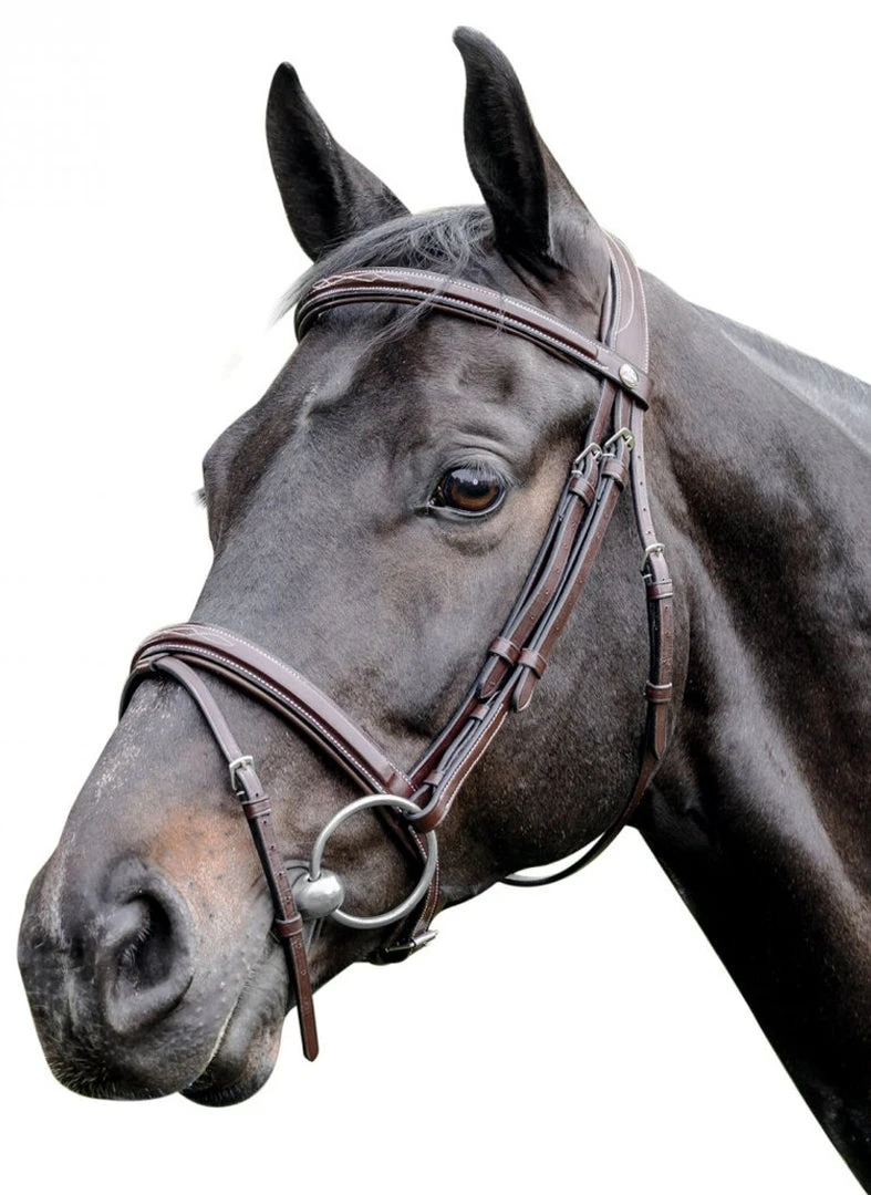 Promo 👏 Prestige 3E083 Raised Bridle With Stitching English Bridles ✔️ 3 Prestige 3E083 Raised Bridle With Stitching English Bridles